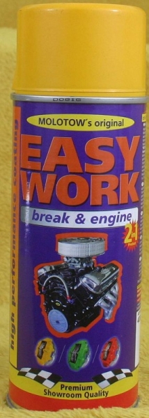 Easy Work, brake & engine, Daytona-yellow, 400ml